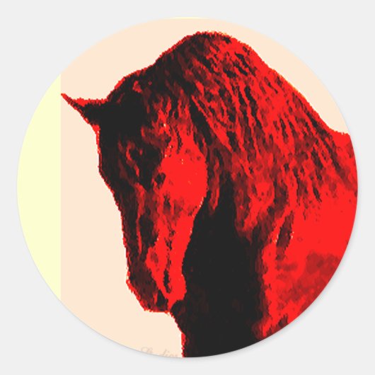 Red Horse Stickers (Voorkant)