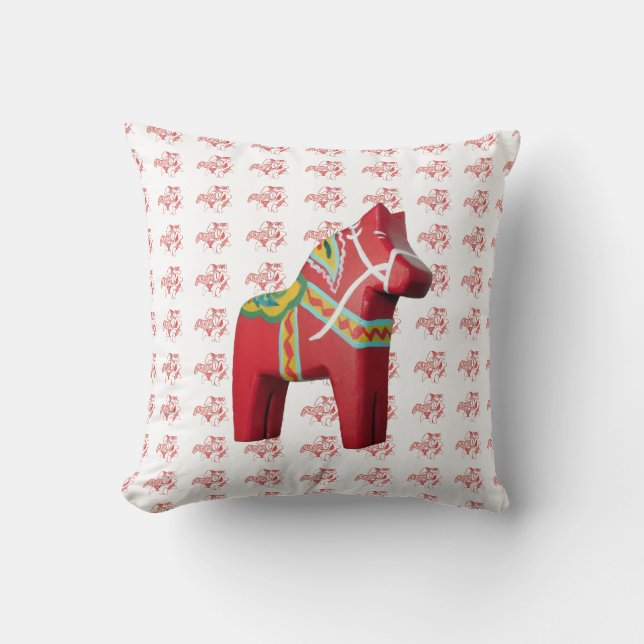 Red Horses Pillow Kussen (Voorkant)