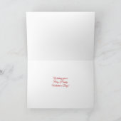  Red Hot Air Ballon Valentijn Feestdagen Kaart (Binnen)