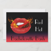 Red Hot Bachelorette Bash Kaart (Voorkant)