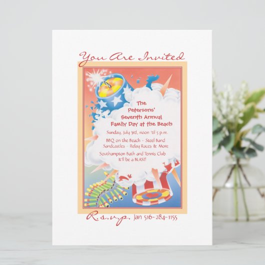 Red Hot & Blue Kaart (Staand voorkant)