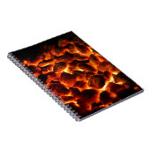 Red Hot Burning Coals Notitieboek (Rechterzijde)