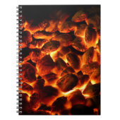 Red Hot Burning Coals Notitieboek (Voorkant)
