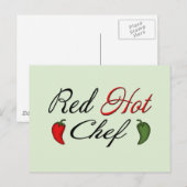 Red Hot Chef Briefkaart (Voorkant / Achterkant)