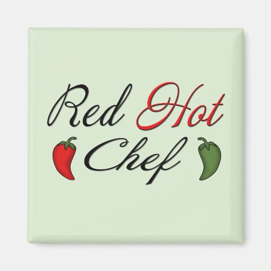 Red Hot Chef Magneet (Voorkant)