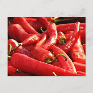 Red hot Chili Briefkaart
