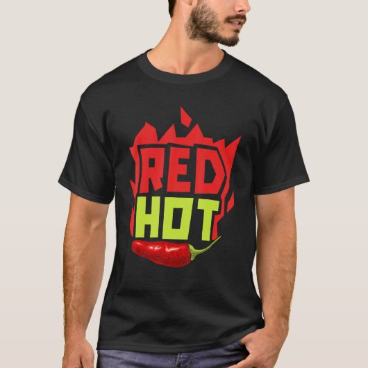 Red Hot Chili Flavor Spicy Food  Chipotle Squad 1 T-shirt (Voorkant)