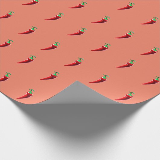 Red Hot Chili Pepper Cadeaupapier (Hoek)