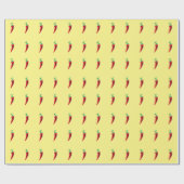 Red Hot Chili Pepper Cadeaupapier (Vlak)