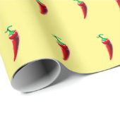 Red Hot Chili Pepper Cadeaupapier (Rol Hoek)
