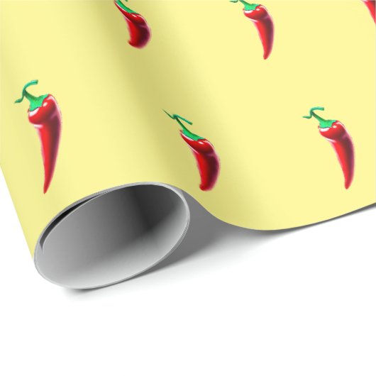 Red Hot Chili Pepper Cadeaupapier (Rol Hoek)
