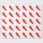 Red Hot Chili Pepper Cadeaupapier (Vlak)