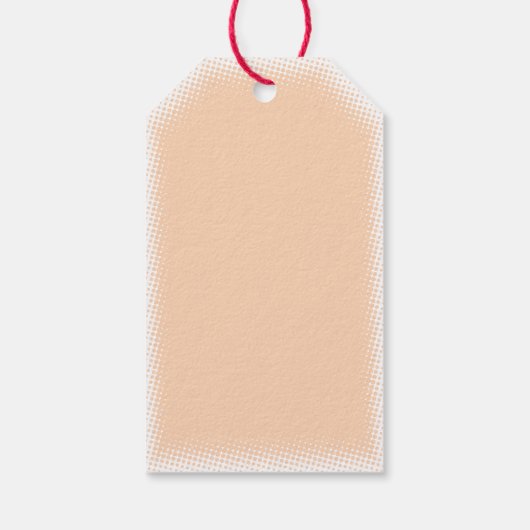 Red Hot Chili Pepper Diva Tekening Cadeaulabel (Achterkant)