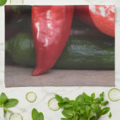 Red Hot Chili Pepper Kitchen Towel Theedoek (Gevouwen)