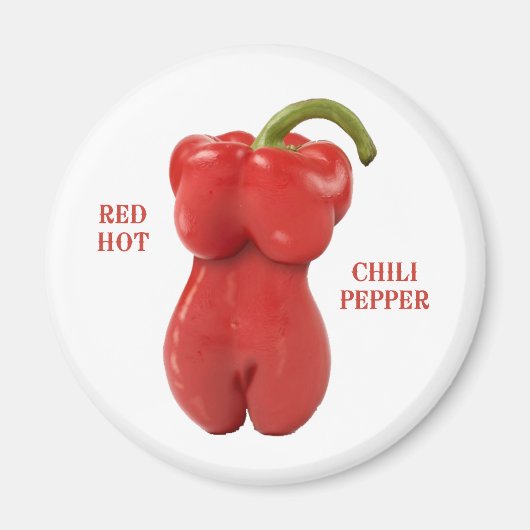 Red Hot Chili Pepper Magneet (Voorkant)