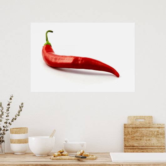 Red Hot Chili Pepper Poster (Keuken)