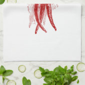  Red Hot Chili Pepper Print Kitchen Towel Theedoek (Gevouwen)