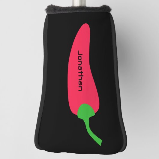 Red Hot Chili Pepper voegt Jouw naam Fun Novelty t Golfheadcover (Draai 90)