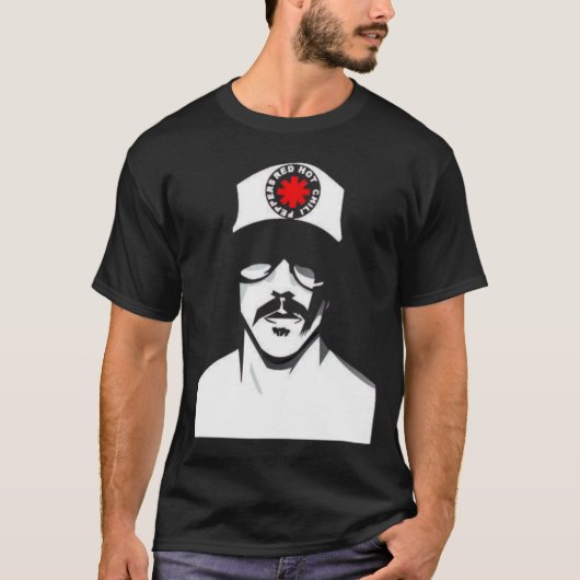 Red Hot Chili Peppers – Anthony Kiedis Silhouette  T-shirt (Voorkant)