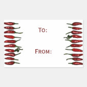 Red Hot Chili Peppers Gift Label (Voorkant)
