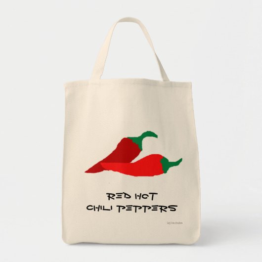 Red Hot Chili Peppers Grocery Bag Tote Bag (Voorkant)