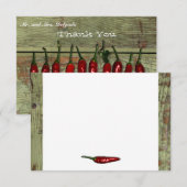 Red Hot Chili Peppers Hood Kijk goed Bedankkaart (Voorkant / Achterkant)