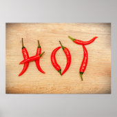 Red Hot Chili Peppers Letters Word Poster (Voorkant)