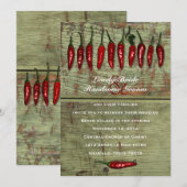 Red Hot Chili Peppers Wood Kijk Weddenschap Kaart (Voorkant / Achterkant)