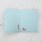 Red Hot Chillies rode stip blauwe kaart (Binnen)