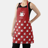 Red Hot Chocolade Hot Cocacaoa-naam Schort (Insitu)