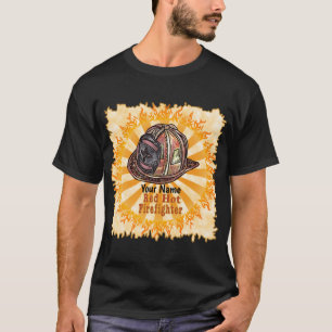 Red Hot custom brandweermannen T-shirt