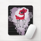 Red Hot Deerie Mousepad Muismat (Met muis)