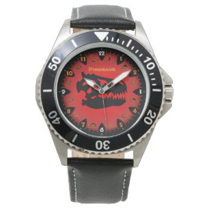 Red Hot Dinosaur Horloge