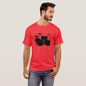 Red Hot Drums T-shirt (Voorkant volledig)