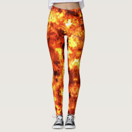 Red Hot Fire Leggings