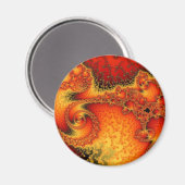 Red Hot Firepit Magnet (Voorkant / Achterkant)