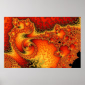 Red Hot Firepit-Poster Poster (Voorkant)