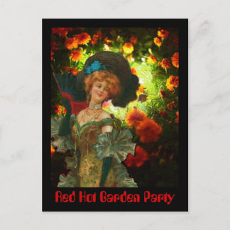 Red Hot Garden Party Briefkaart