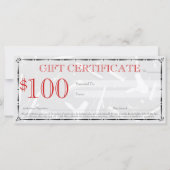 Red Hot Glam Hair & Beauty Gift-certificaat (Achterkant)