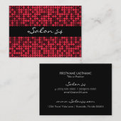 Red Hot Glam Visitekaartje (Voorkant / Achterkant)