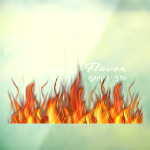 Red Hot Grill Raamsticker (Vel 3)