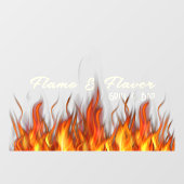 Red Hot Grill Raamsticker (Vel)