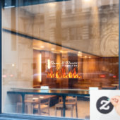 Red Hot Grill Raamsticker (Cafe Raam)