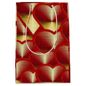 Red Hot Hearts Medium Cadeauzakje (Voorkant)