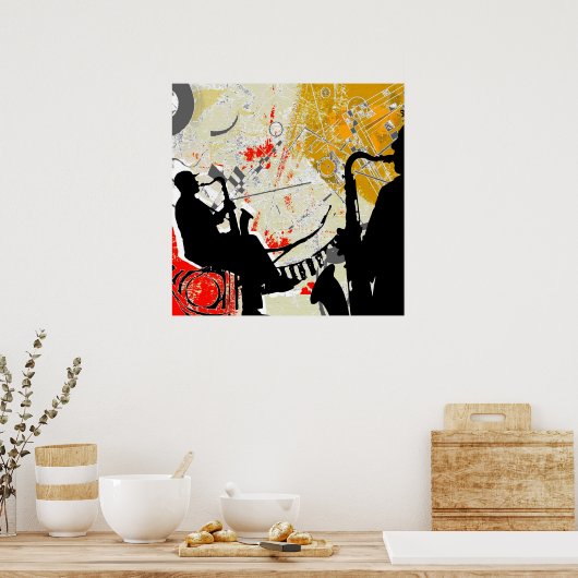 Red Hot Jazz Poster (Keuken)