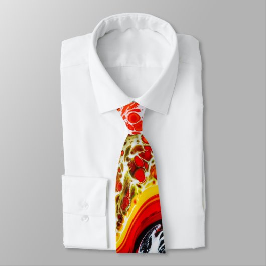 Red Hot Lava Men's Tie Stropdas (Gebonden)