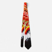 Red Hot Lava Men's Tie Stropdas (Achterkant)