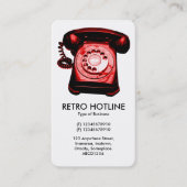 Red Hot line - wit Visitekaartje (Voorkant)