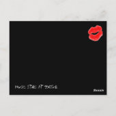 Red Hot Lips I Briefkaart (Achterkant)