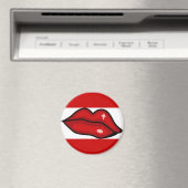 RED HOT LUCIOUS KISS LIPS SHINY LIPGLOSS BEAUTY MAGNEET (Insitu (Vaatwasser))
